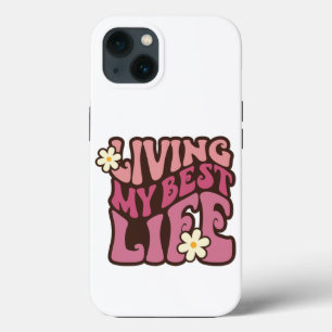 Funda Para iPhone 13 Viviendo mi mejor margarita de vida