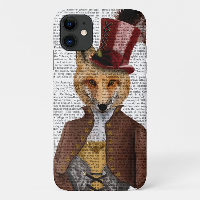 Funda De Case-Mate Para iPhone Vivienne Steampunk Fox (Reverso)