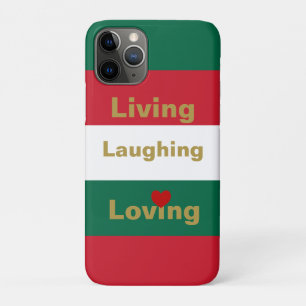 Funda Para iPhone 11 Pro Vivir, reír, amar