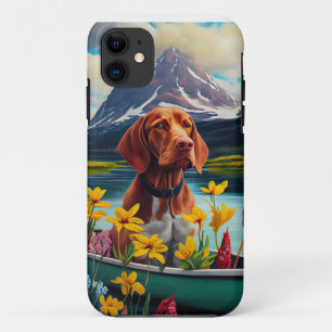 Funda Para iPhone 11 Vizsla en un remo: Una aventura escénica