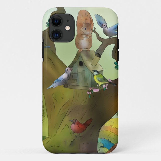 Funda De Case-Mate Para iPhone Vogelhaushandy Case-Mate iPhone Hülle (Reverso)