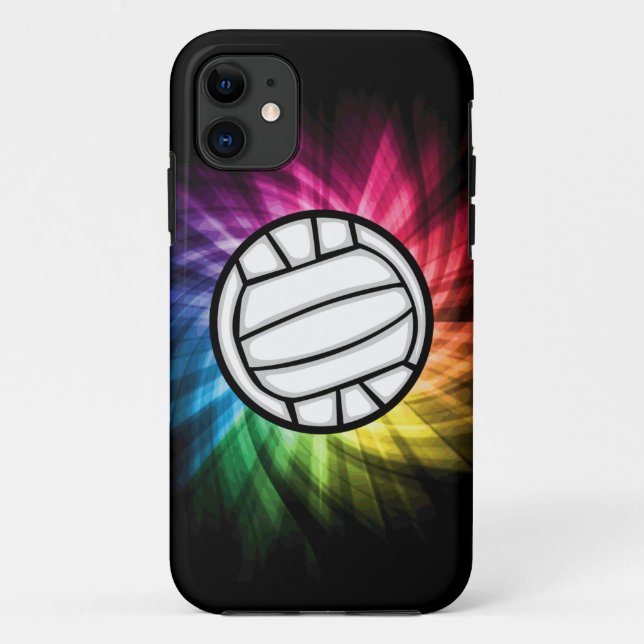 Funda De Case-Mate Para iPhone Voleibol; Espectro (Reverso)
