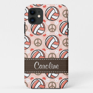 Funda Para iPhone 11 Voleibol rosado
