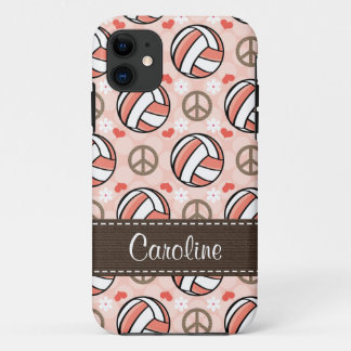 Funda Para iPhone 11 Voleibol rosado