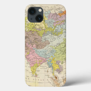 Funda Para iPhone 13 Volkerkarte von Asien - Map of Asia