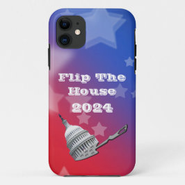 Funda Para iPhone 11 Voltear El Voto De La Cámara Azul 2024