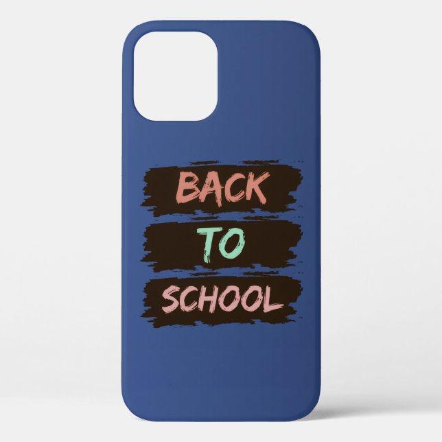 Funda De Case-Mate Para iPhone volver a la escuela (Reverso )