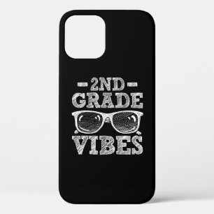 Funda Para iPhone 12 Pro Volver a la escuela Vibes de segundo grado