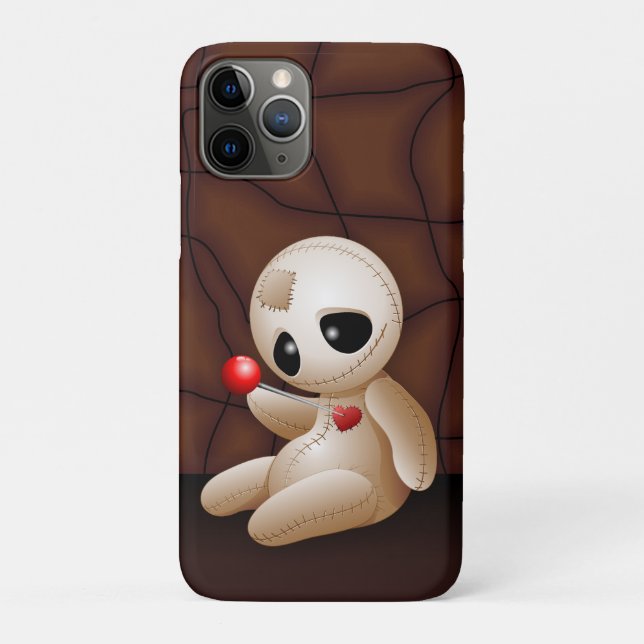 Funda De Case-Mate Para iPhone Voodoo Doll Personalizado enamorado (Reverso)
