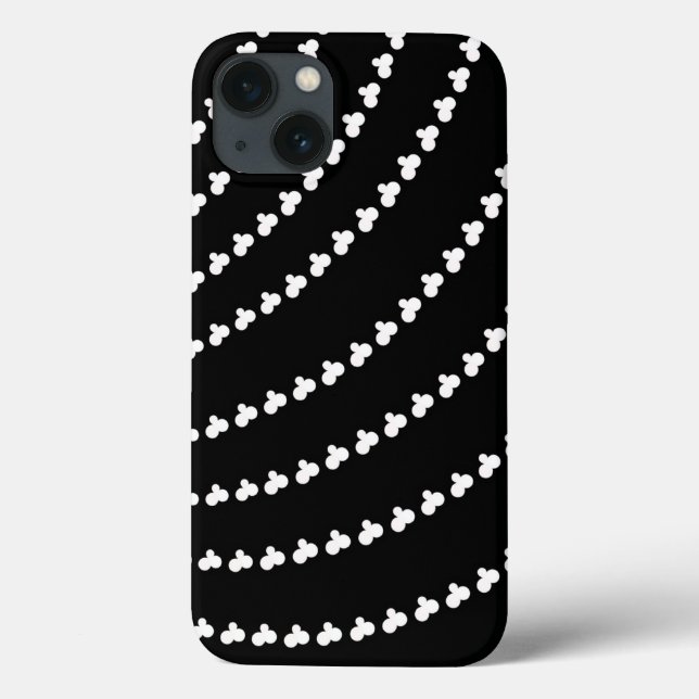 Funda De Case-Mate Para iPhone Vortex blanco (Reverso)