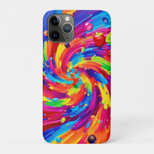 Funda Para iPhone 11 Pro Vórtex de frutas coloridas