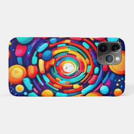 Funda Para iPhone 11 Pro Vórtex psicodélico de color