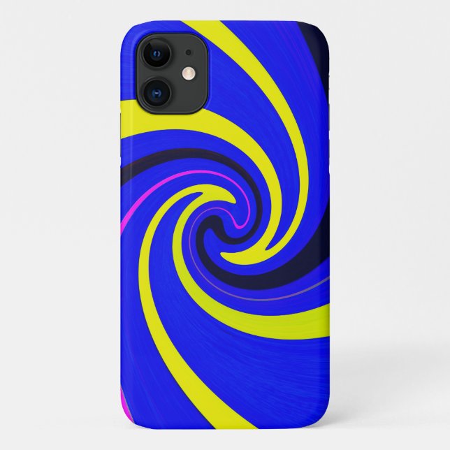Funda De Case-Mate Para iPhone Vórtice azul (Reverso)