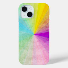Funda Para iPhone 15 Vórtice del arco iris