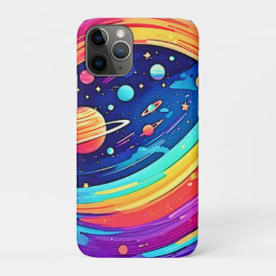 Funda Para iPhone 11 Pro Vórtice del arco iris cósmico