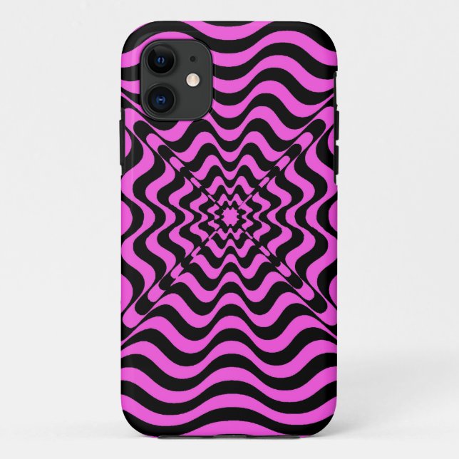 Funda De Case-Mate Para iPhone Vórtice Rosa (Reverso)