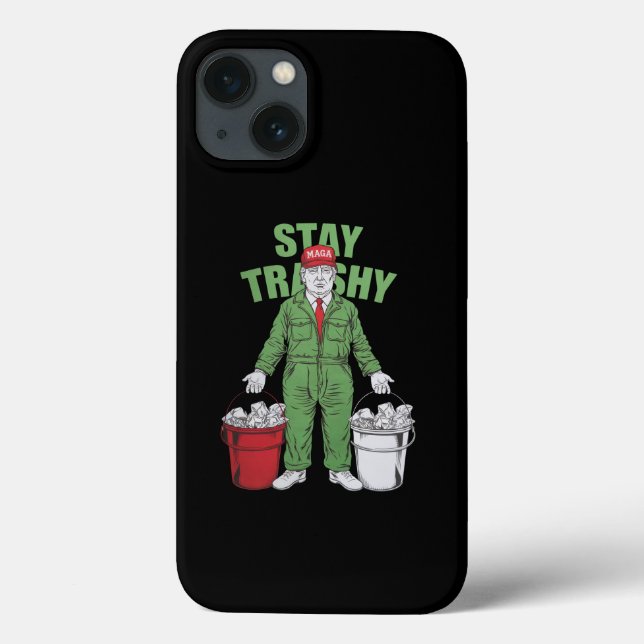 Funda De Case-Mate Para iPhone Vota a Trump, un hombre basura, permanece atónito  (Reverso)