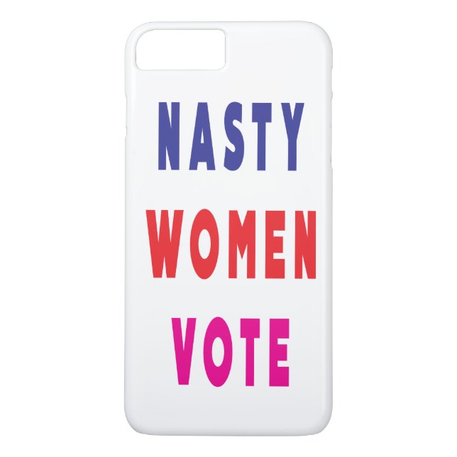 Funda De Case-Mate Para iPhone Votación de mujeres desagradables de la Marina azu (Reverso)