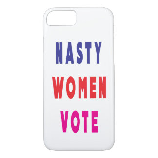 Funda Para iPhone 8/7 Votación de mujeres desagradables de la Marina azu