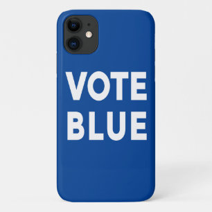 Funda Para iPhone 11 Votar Texto en negrita azul en azul