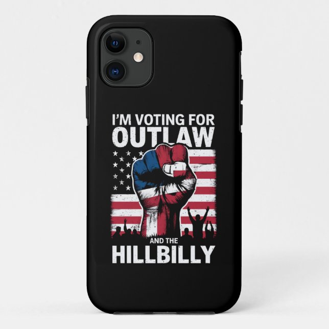 Funda De Case-Mate Para iPhone Votaré por el ilegal y el Hillbilly 2024 U (Reverso)