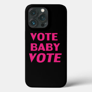 Funda Para iPhone 13 Pro Voto bebé voto tipografía moderna rosa-caliente ne