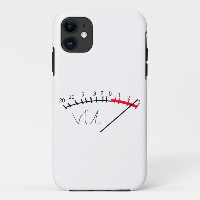 Funda De Case-Mate Para iPhone VU Meter Sound Level Studio (Reverso)