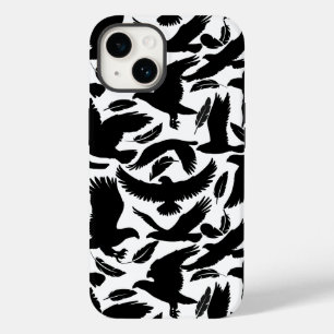 Funda Para iPhone 14 De Case-Mate Vuelo de las águilas negro.w Sin BG