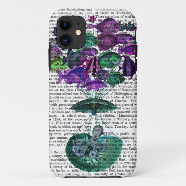 Funda De Case-Mate Para iPhone Vuelo Del Globo De Aire Caliente De Peces (Reverso)