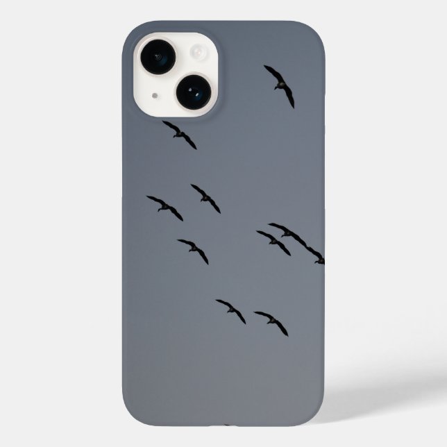 Funda De Case-Mate Para iPhone Vuelo nocturno (Reverso )