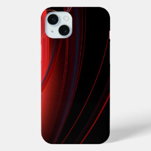 Funda Para iPhone 15 Mini Vuelo nocturno. Elegante Arte Abstracto En Tonos D