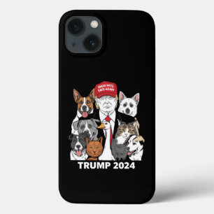 Funda Para iPhone 13 Vuelva a ser seguro para las mascotas Trump 2024 S