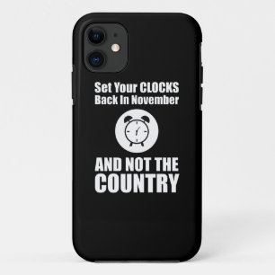 Funda Para iPhone 11 Vuelve A Poner Los Relojes En Noviembre, No En El 