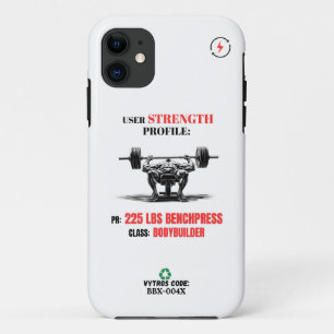 Funda Para iPhone 11 VYTROS Fitness "Perfil de fuerza" iPhone 11 funda