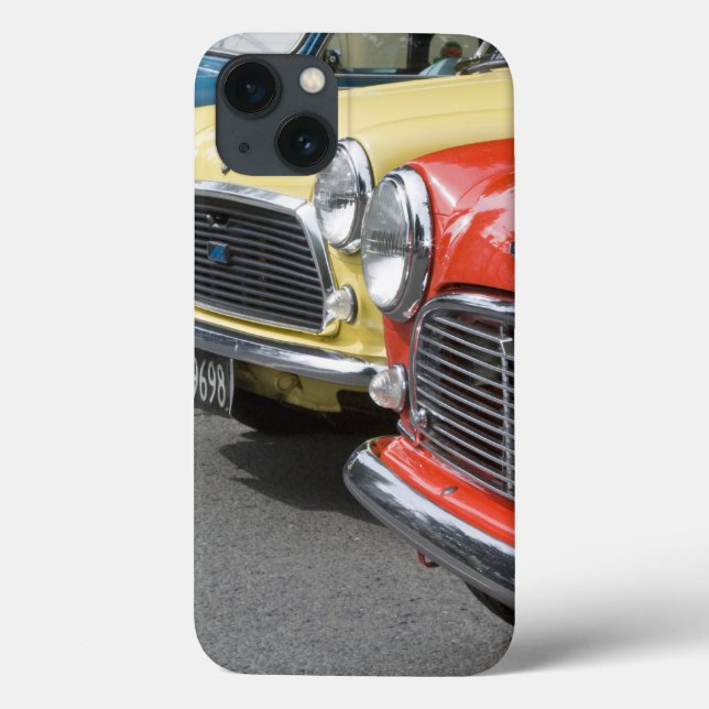 Funda De Case-Mate Para iPhone WA, Seattle, automóvil británico clásico (Reverso)