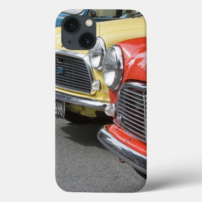 Funda De Case-Mate Para iPhone WA, Seattle, automóvil británico clásico (Reverso)