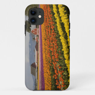 Funda Para iPhone 11 WA, Valle de Skagit, Campos de tulipanes en flor,
