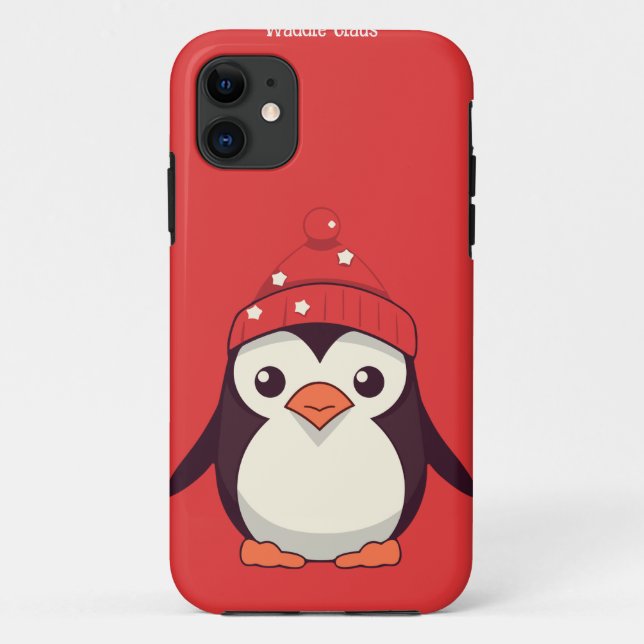 Funda De Case-Mate Para iPhone Waddle Claus (Reverso)
