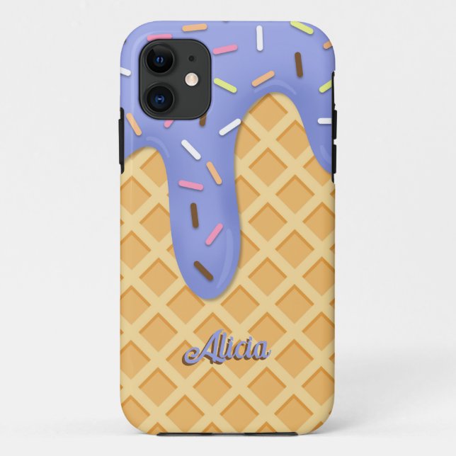 Funda De Case-Mate Para iPhone Waffle Cone (Reverso)
