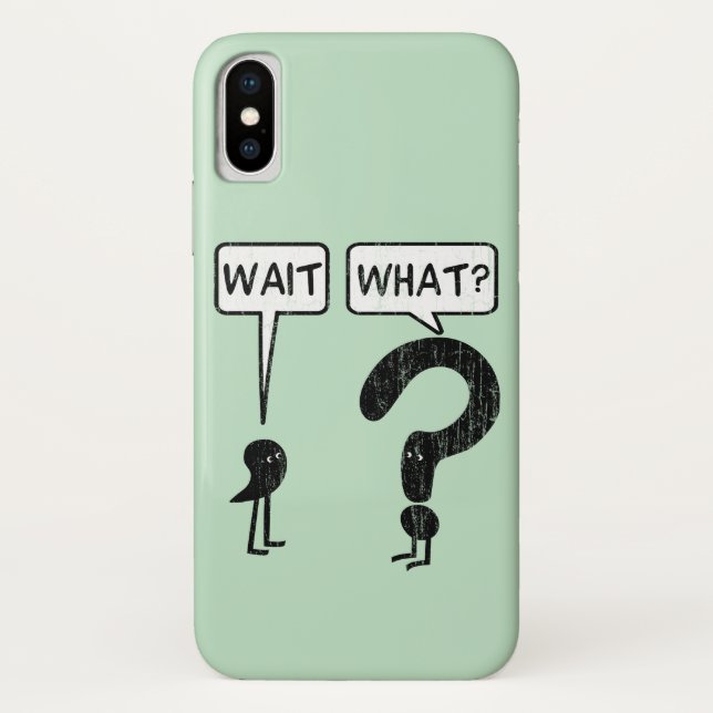 Funda De Case-Mate Para iPhone Wait, What? (Reverso)