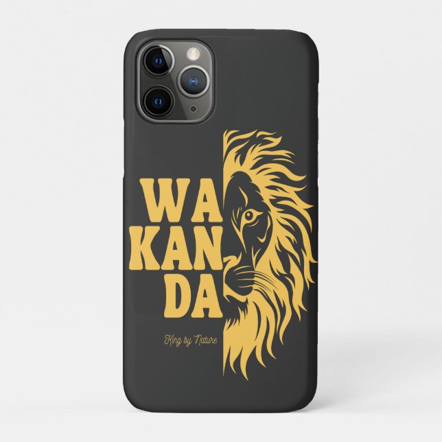Funda De Case-Mate Para iPhone WAKANDA: King By Nature |  (Reverso)