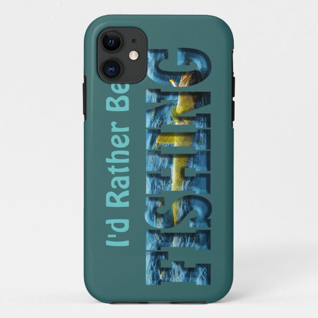 Funda De Case-Mate Para iPhone Walleye de pescado confitado, diseño de pesquería  (Reverso)