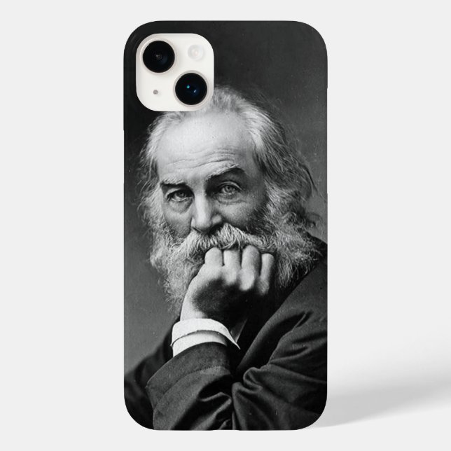 Funda De Case-Mate Para iPhone Walt Whitman deja la hierba (Reverso )