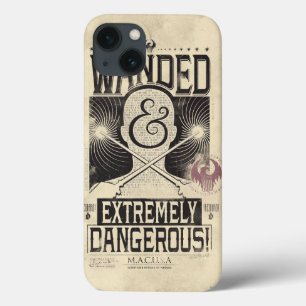 Funda Para iPhone 13 Wanded & Extremely Dangerous Wanted Poster - Black