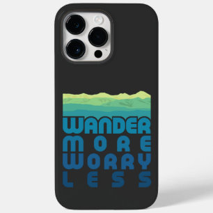 Funda Para iPhone 14 Pro Max De Case-Mate Wander More Worry Menos/azul gradiente Funda-Mate 