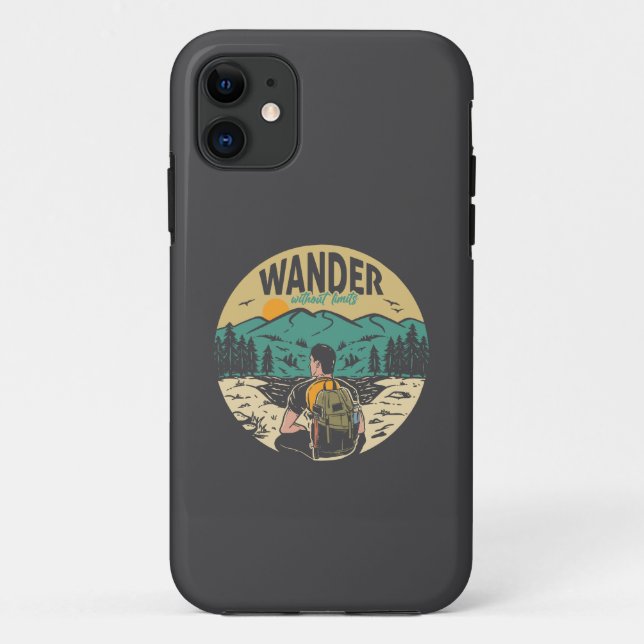 Funda De Case-Mate Para iPhone Wander sin límites (Reverso)
