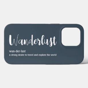 Funda Para iPhone 13 Pro Wanderlust definición color azul blanco