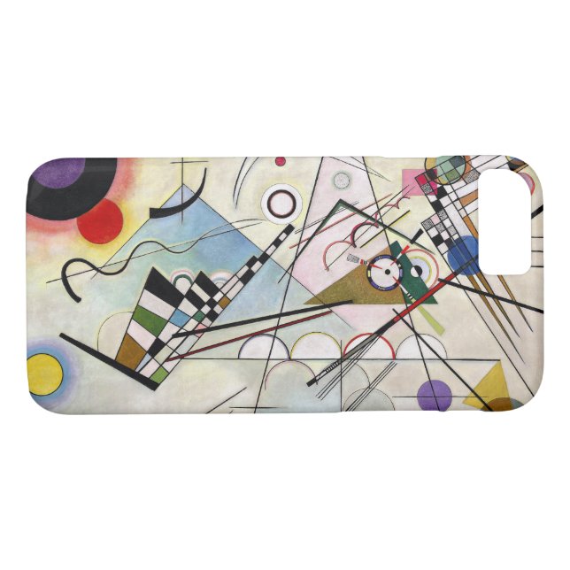 Funda De Case-Mate Para iPhone WASSILY KANDINSKY - Composición VIII 1923 (Reverso (horizontal))