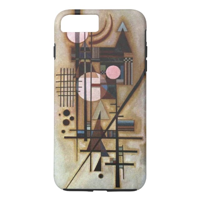 Funda De Case-Mate Para iPhone Wassily Kandinsky Construcción Suavizada (Reverso)