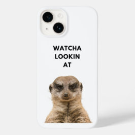 Funda Para iPhone 14 De Case-Mate ¿Watcha Mirando? - Grumpy Meerkat